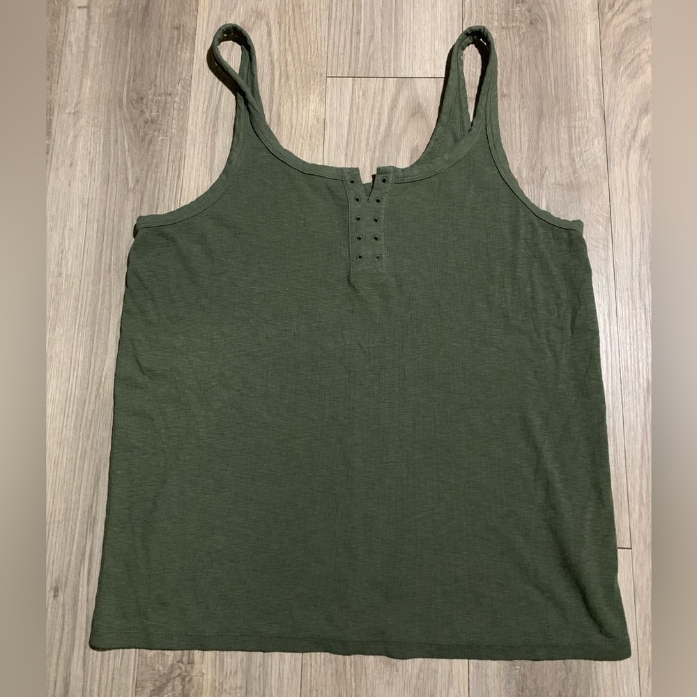 Aerie Tank Top, Green, XXL